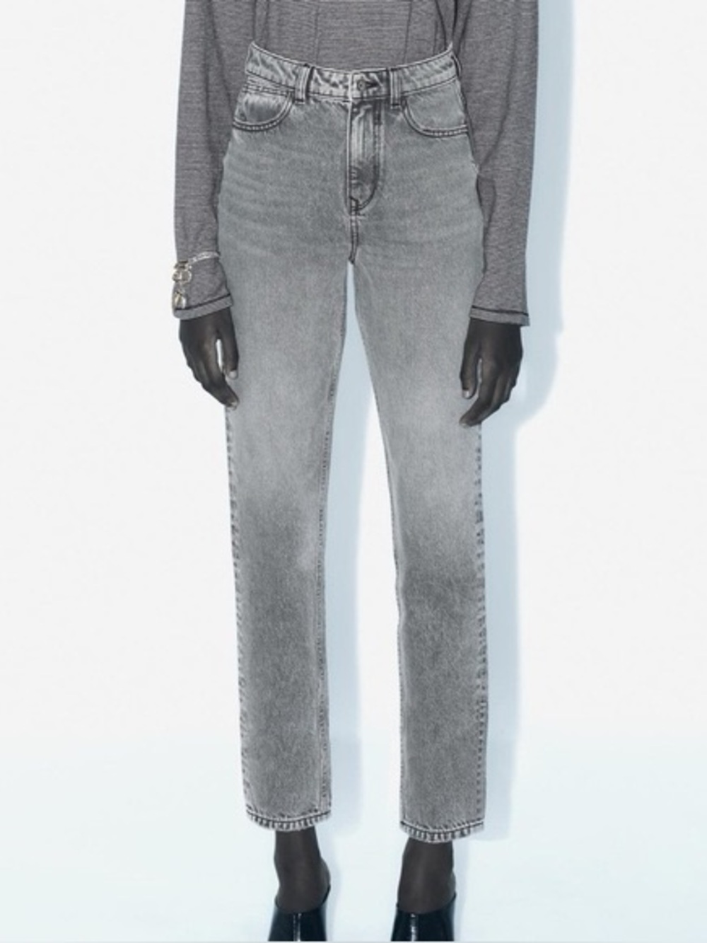 Zara High Waist Mom Jeans